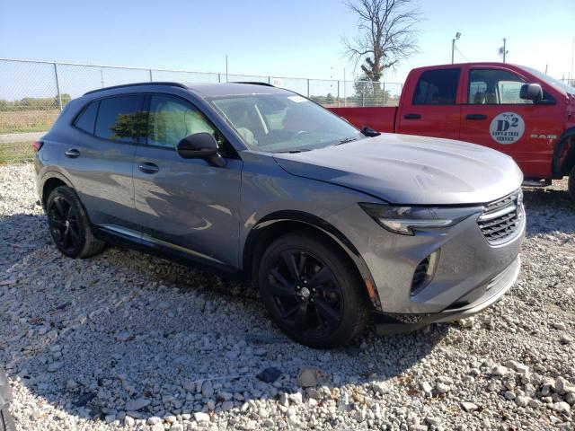 LRBFZNR48MD138112 - 2021 BUICK ENVISION ESSENCE GRAY photo 4