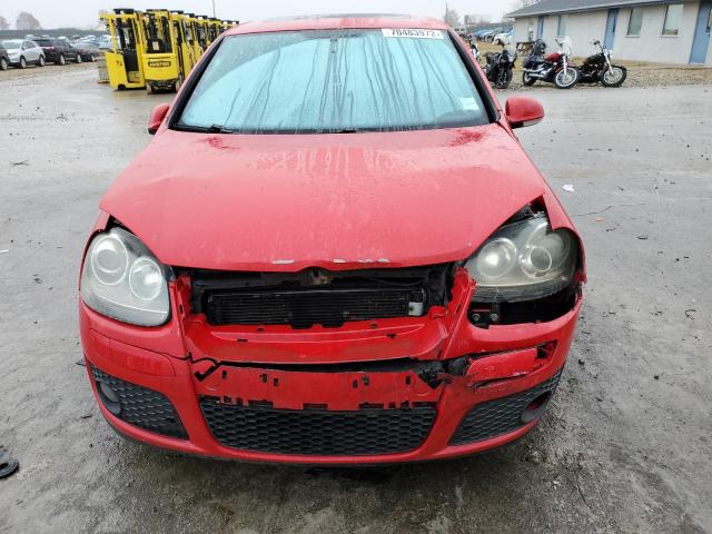 WVWFV71K96W105971 - 2006 VOLKSWAGEN NEW GTI RED photo 5