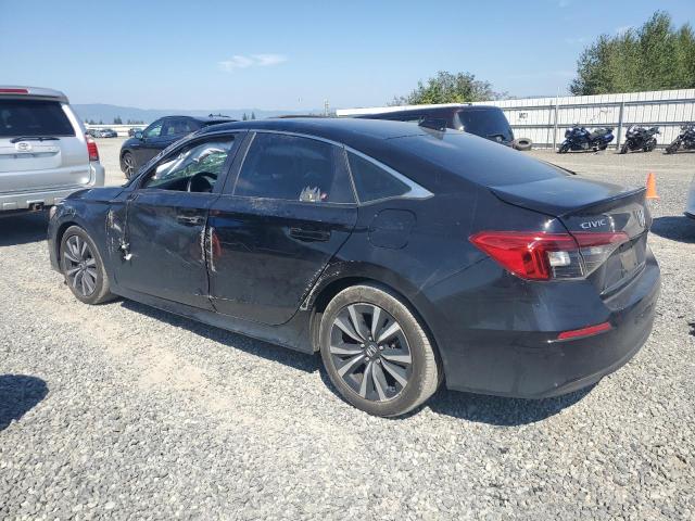 2HGFE1F73NH320696 - 2022 HONDA CIVIC EX BLACK photo 2