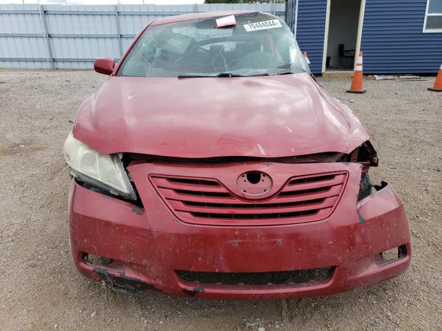 4T1BE46K37U018873 - 2007 TOYOTA CAMRY CE RED photo 5