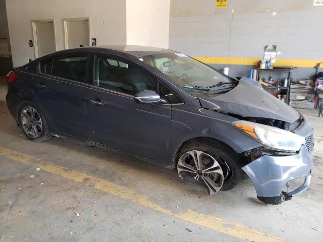 KNAFX4A80F5343885 - 2015 KIA FORTE EX GRAY photo 4