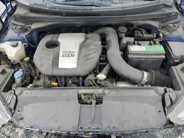 KMHTC6AE7EU202380 - 2014 HYUNDAI VELOSTER TURBO 蓝色 照片 11