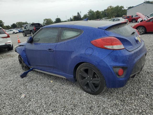 KMHTC6AE7EU202380 - 2014 HYUNDAI VELOSTER TURBO 蓝色 照片 2