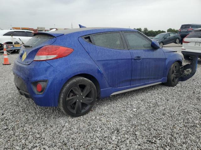 KMHTC6AE7EU202380 - 2014 HYUNDAI VELOSTER TURBO 蓝色 照片 3