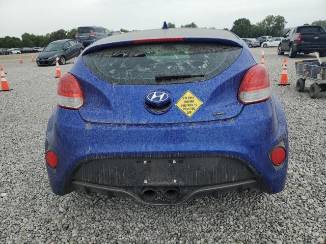 KMHTC6AE7EU202380 - 2014 HYUNDAI VELOSTER TURBO 蓝色 照片 6