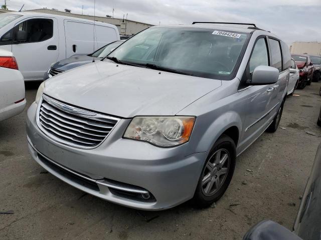 2C4RC1BG5CR423584 - 2012 CHRYSLER TOWN & COU TOURING SILVER photo 1