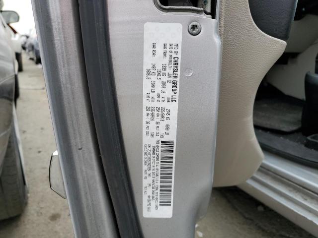 2C4RC1BG5CR423584 - 2012 CHRYSLER TOWN & COU TOURING SILVER photo 13