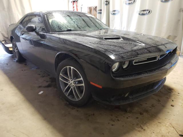 2C3CDZGG3KH629781 - 2019 DODGE CHALLENGER SXT BLACK photo 1