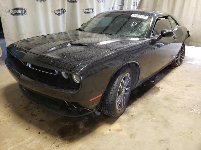 2C3CDZGG3KH629781 - 2019 DODGE CHALLENGER SXT BLACK photo 2