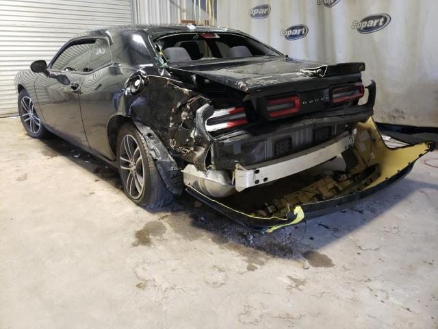 2C3CDZGG3KH629781 - 2019 DODGE CHALLENGER SXT BLACK photo 3