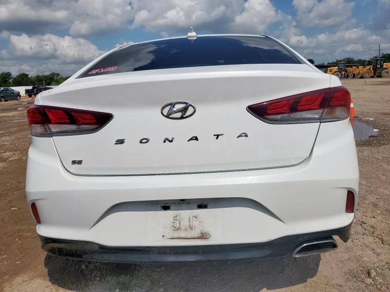 5NPE24AF8KH731338 - 2019 HYUNDAI SONATA SE WHITE photo 6