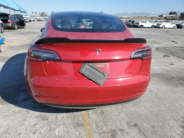 5YJ3E1EA5NF188898 - 2022 TESLA MODEL 3 RED photo 6