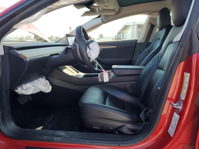 5YJ3E1EA5NF188898 - 2022 TESLA MODEL 3 RED photo 7