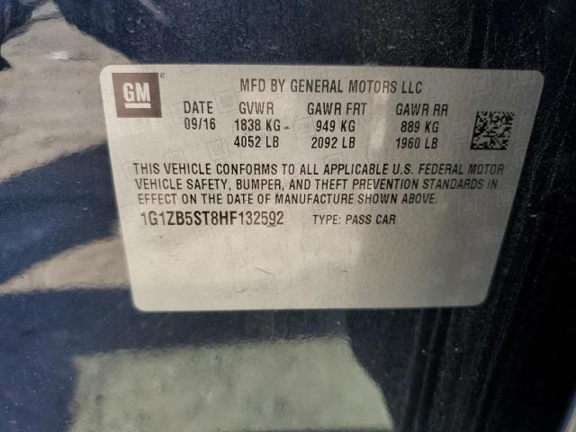 1G1ZB5ST8HF132592 - 2017 CHEVROLET MALIBU LS Blau Foto 12