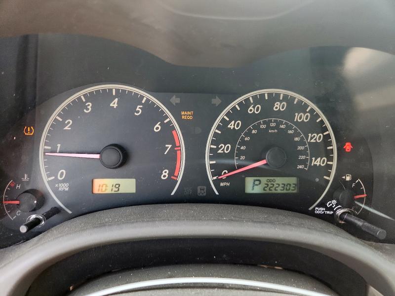 JTDBU4EE3A9101278 - 2010 TOYOTA COROLLA BASE Grau Foto 9