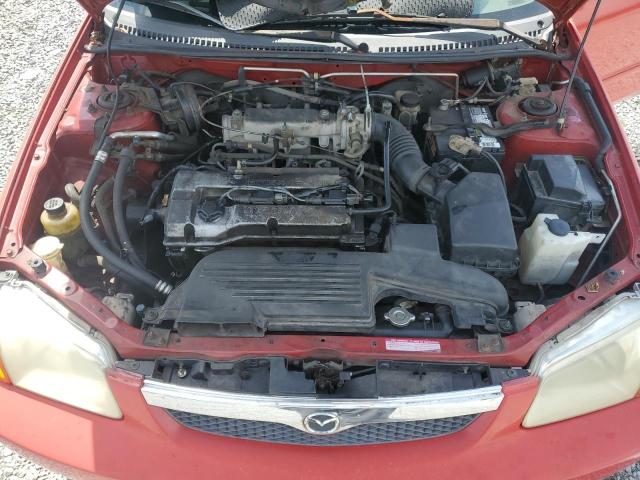 JM1BJ2228X0116492 - 1999 MAZDA PROTEGE DX RED photo 11