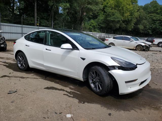 5YJ3E1EA9MF027341 - 2021 TESLA MODEL 3 WHITE photo 4