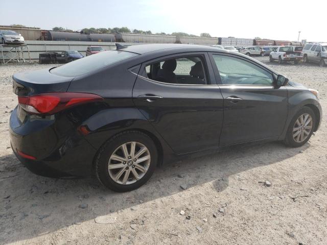 5NPDH4AEXEH531163 - 2014 HYUNDAI ELANTRA SE BLACK photo 3