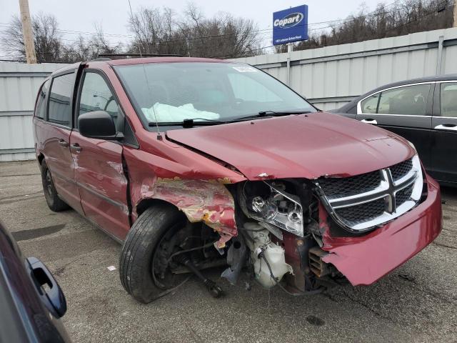 2C4RDGBG3FR502420 - 2015 DODGE GRAND CARA SE MAROON photo 4