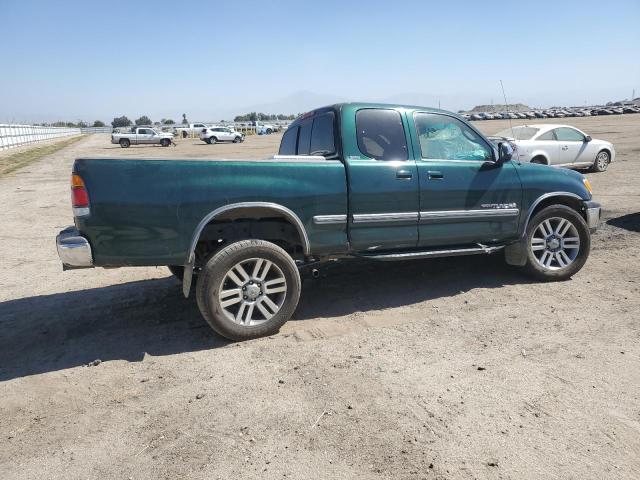 5TBBT44152S248313 - 2002 TOYOTA TUNDRA ACCESS CAB მწვანე ფოტო 3