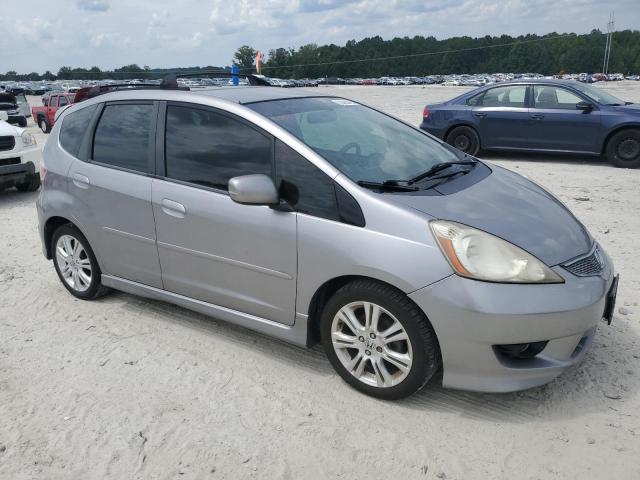 JHMGE88459S027166 - 2009 HONDA FIT SPORT SILVER photo 4