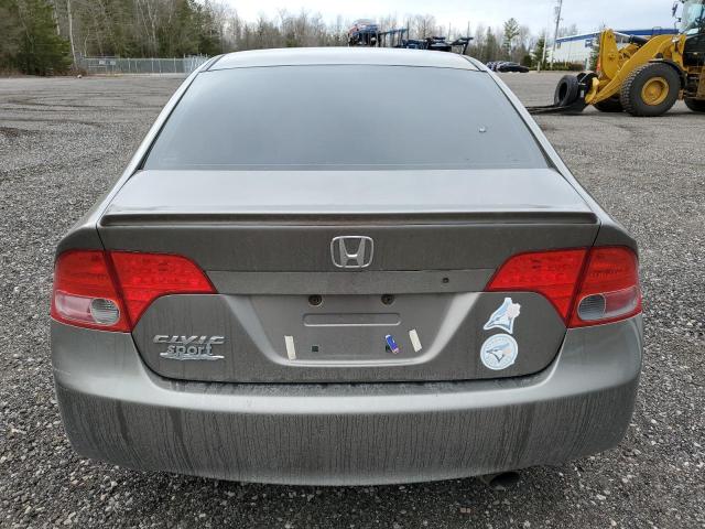 2HGFA16208H115146 - 2008 HONDA CIVIC DX GRAY photo 6