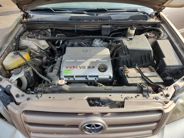 JTEDP21A840007456 - 2004 TOYOTA HIGHLANDER BASE 金色 照片 11