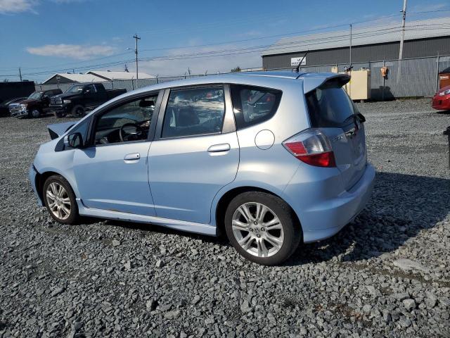 JHMGE8H87AC804870 - 2010 HONDA FIT SPORT BLUE photo 2