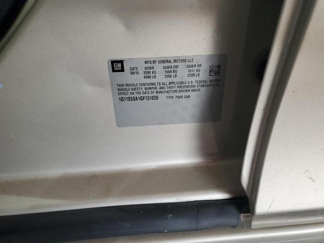 1G11E5SA1GF131639 - 2016 CHEVROLET MALIBU LIM LTZ GOLD photo 12