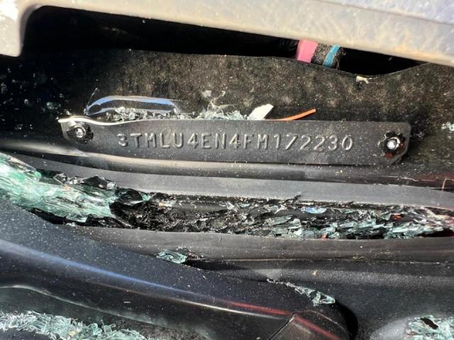 3TMLU4EN4FM172230 - 2015 TOYOTA TACOMA DOUBLE CAB შავი ფოტო 12