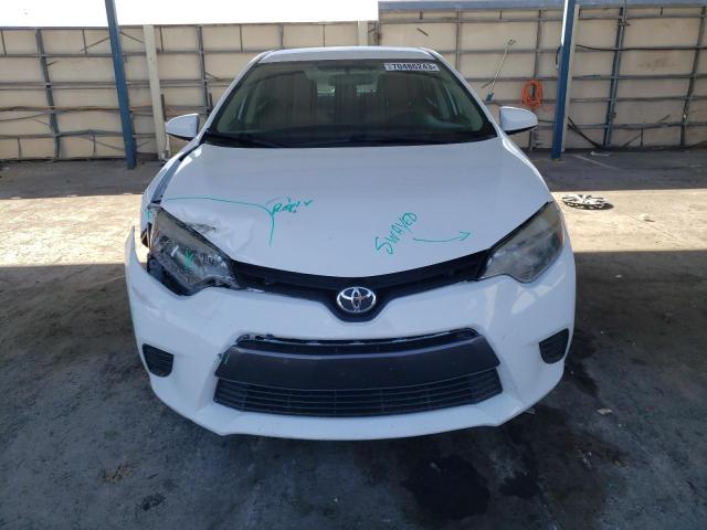 2T1BURHE2GC718201 - 2016 TOYOTA COROLLA L WHITE photo 5