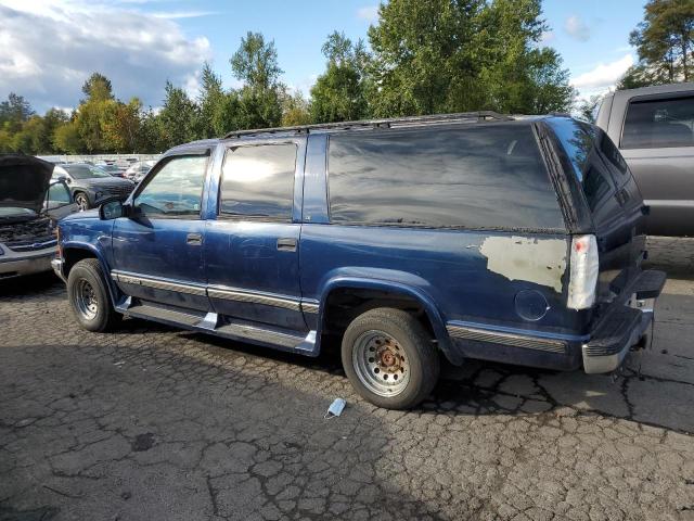 1GNFK16KXSJ434174 - 1995 CHEVROLET SUBURBAN K1500 BLUE photo 2