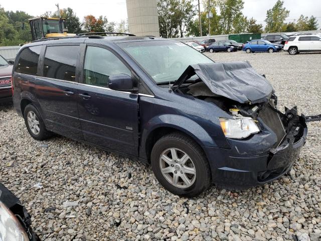 2A8HR54P38R835808 - 2008 CHRYSLER TOWN & COU TOURING BLUE photo 4
