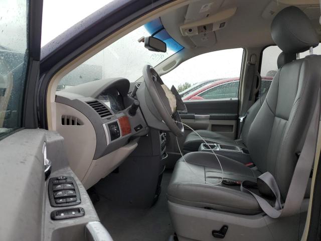 2A8HR54P38R835808 - 2008 CHRYSLER TOWN & COU TOURING BLUE photo 7