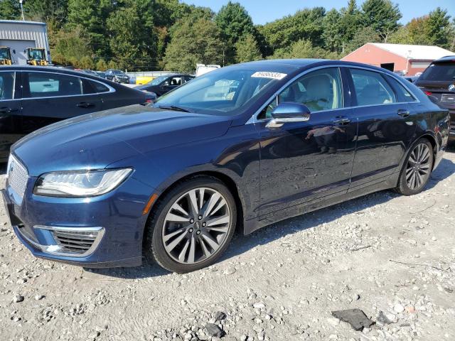 3LN6L5FC4HR666527 - 2017 LINCOLN MKZ RESERVE BLUE photo 1