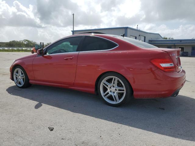 WDDGJ4HB9EG223568 - 2014 MERCEDES-BENZ C 250 RED photo 2