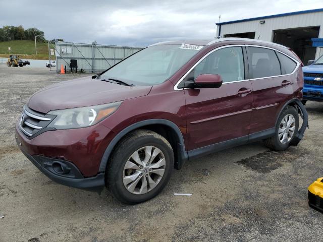 5J6RM4H78DL027384 - 2013 HONDA CR-V EXL MAROON photo 1