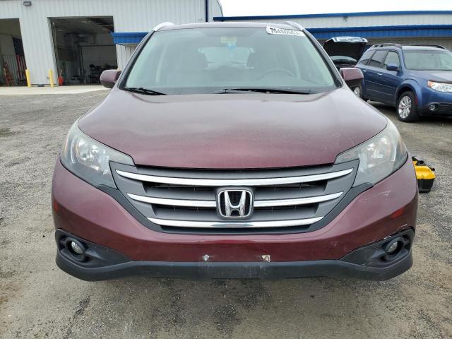 5J6RM4H78DL027384 - 2013 HONDA CR-V EXL MAROON photo 5