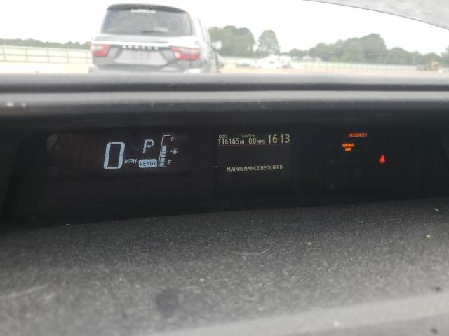 JTDKDTB36G1122338 - 2016 TOYOTA PRIUS C შავი ფოტო 9