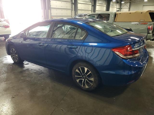 19XFB2F87DE042000 - 2013 HONDA CIVIC EX BLUE photo 2