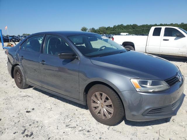 3VW2K7AJ4EM354110 - 2014 VOLKSWAGEN JETTA BASE ნაცრისფერი ფოტო 4
