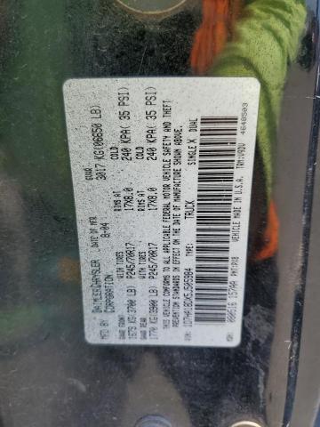 1D7HA18DX5J505984 - 2005 DODGE RAM 1500 ST შავი ფოტო 12