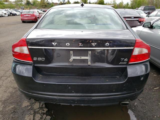 YV1902AH7D1171166 - 2013 VOLVO S80 T6 BLACK photo 6