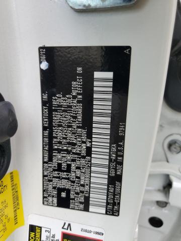 4T3BK3BB9DU075218 - 2013 TOYOTA VENZA LE WHITE photo 13