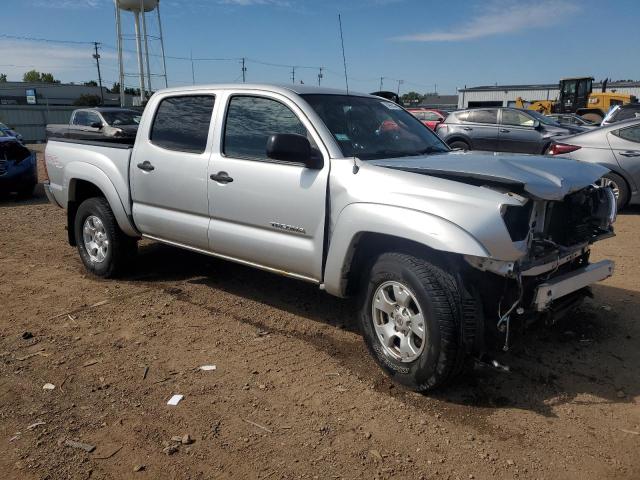 5TELU42N76Z252886 - 2006 TOYOTA TACOMA DOUBLE CAB Argent photo 4