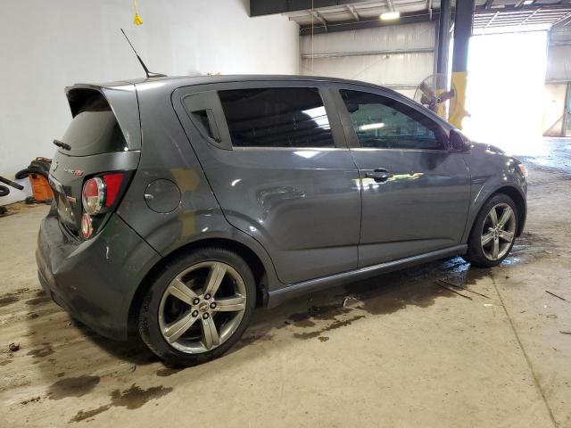 1G1JH6SB5D4160672 - 2013 CHEVROLET SONIC RS GRAY photo 3