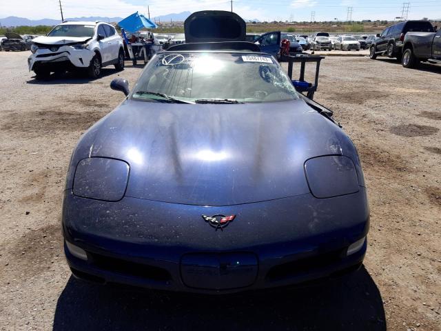 1G1YY22G315115366 - 2001 CHEVROLET CORVETTE BLUE photo 5