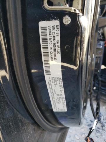 2C4RC1BG5MR601642 - 2021 CHRYSLER PACIFICA TOURING L BLACK photo 12