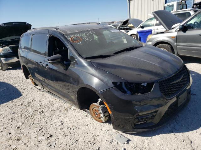 2C4RC1BG5MR601642 - 2021 CHRYSLER PACIFICA TOURING L BLACK photo 4