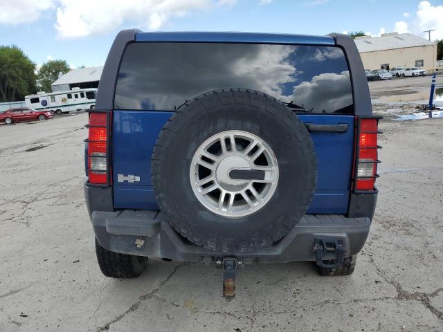 5GTDN136668148987 - 2006 HUMMER H3 BLUE photo 6